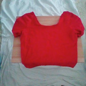 Red American Apperal crop top size xs